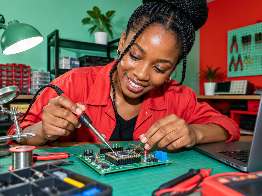African learners studying Cybersecurity